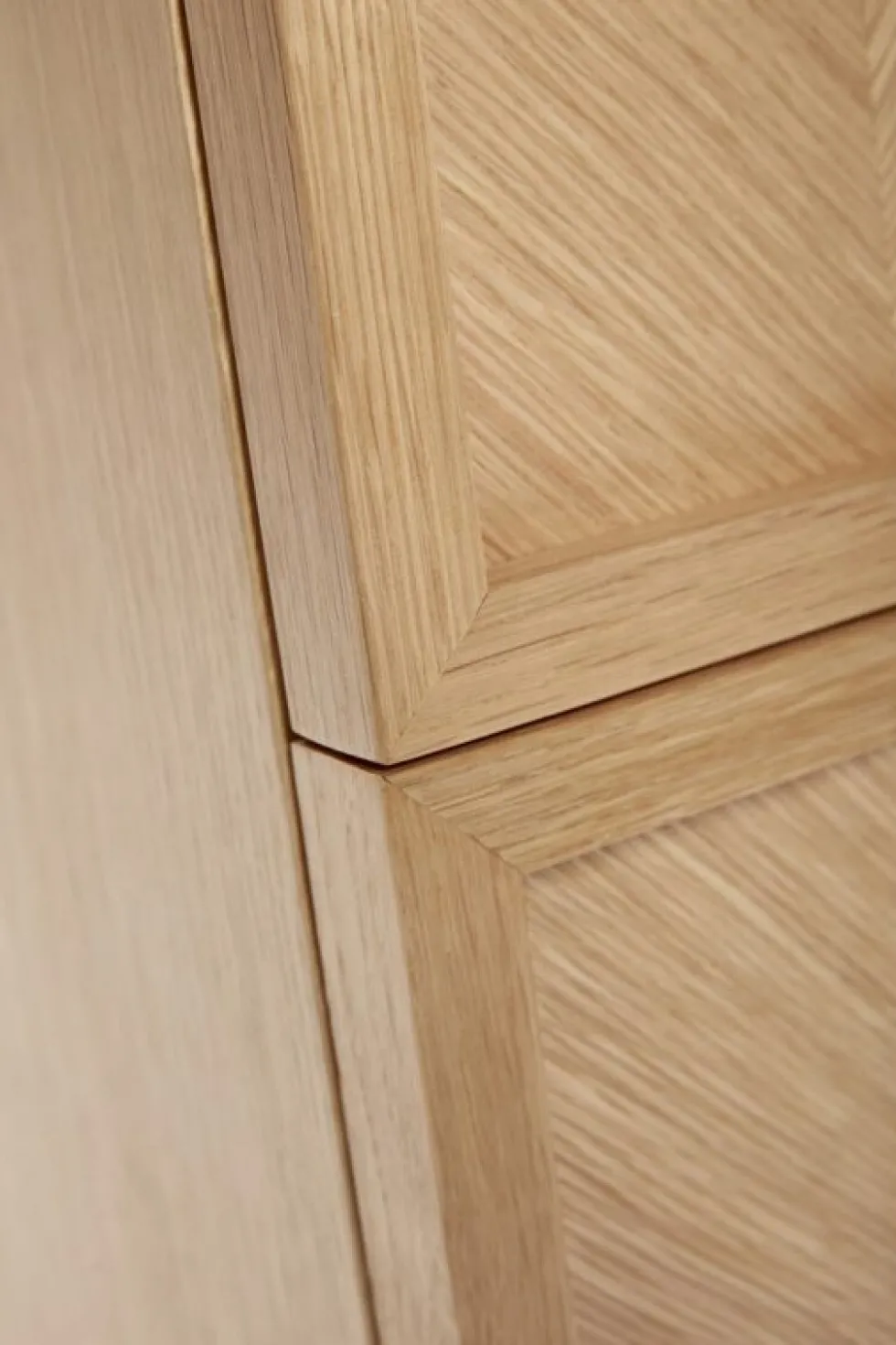 Sidobord 'Herringbone' - Natur
