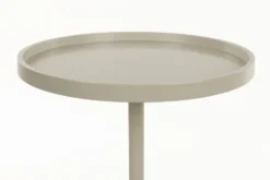 Sidobord 'Jason' Ø46 cm - Beige