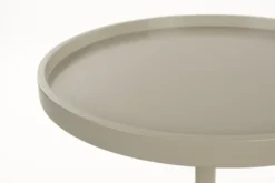 Sidobord 'Jason' Ø46 cm - Beige