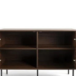 Sidobord 'Stripes Low' 120x42x50 cm - Brun