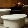 Sidobord 'Veda' 41cm- Beige