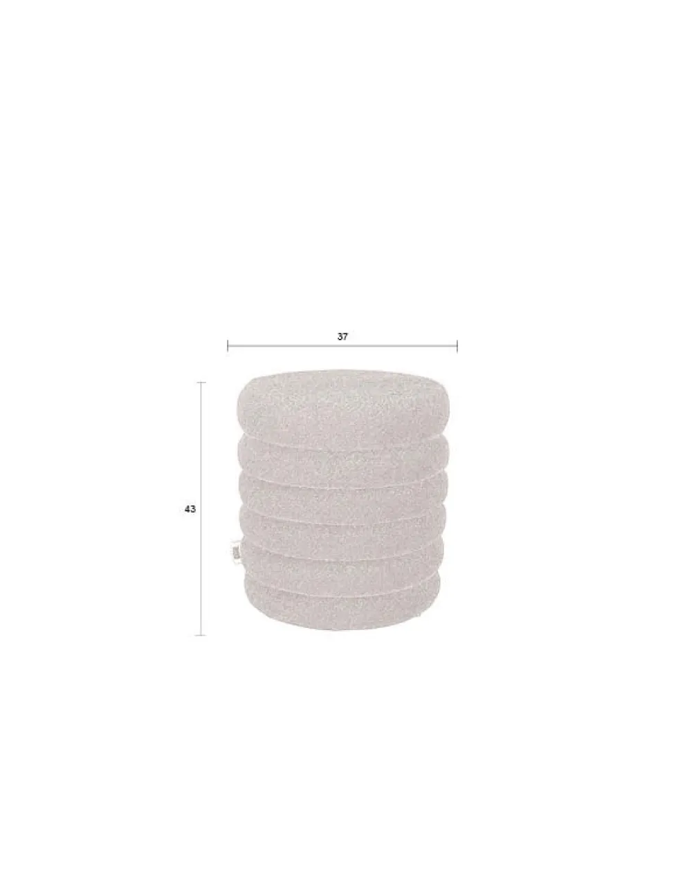 Sittpuff 'Fern' - Beige