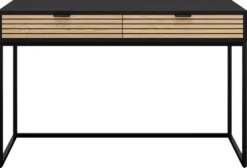 Skrivbord 'Line' - Ek/Svart