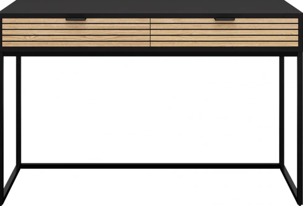 Skrivbord 'Line' - Ek/Svart