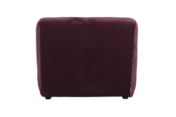 Soffa 'Giada' 1-sits - Plommon