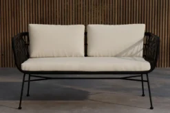 Soffa 'Isola' - Svart/beige