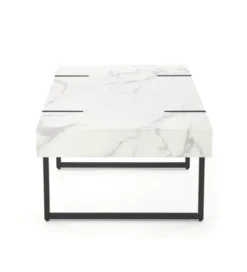 Soffbord 'Blanca' - Vit marmor