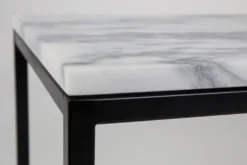 Soffbord 'Marble Power' - Svart/Marmor