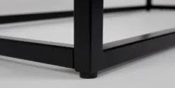 Soffbord 'Marble Power' - Svart/Marmor