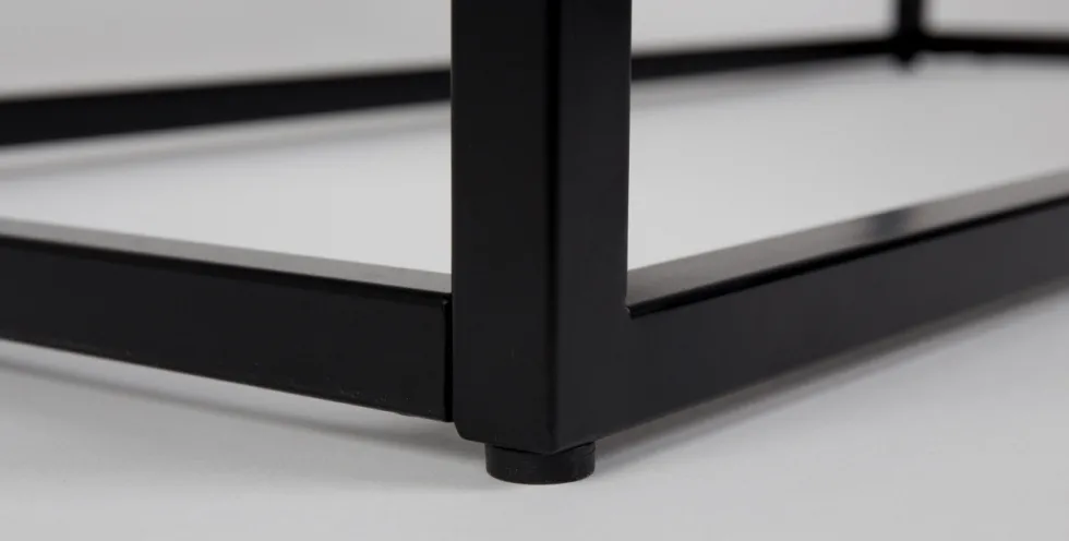 Soffbord 'Marble Power' - Svart/Marmor