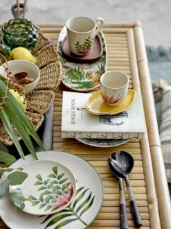 Soffbord/Trädgårdsbänk 'Bambu' - Natur