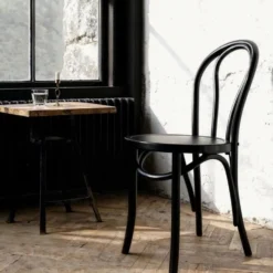 Stol 'Bistro' - Trä/Svart