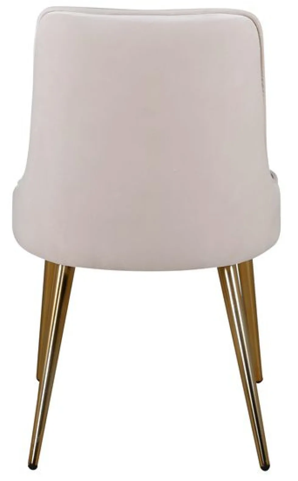 Stol 'Elverum Deluxe' - Beige/Mässing