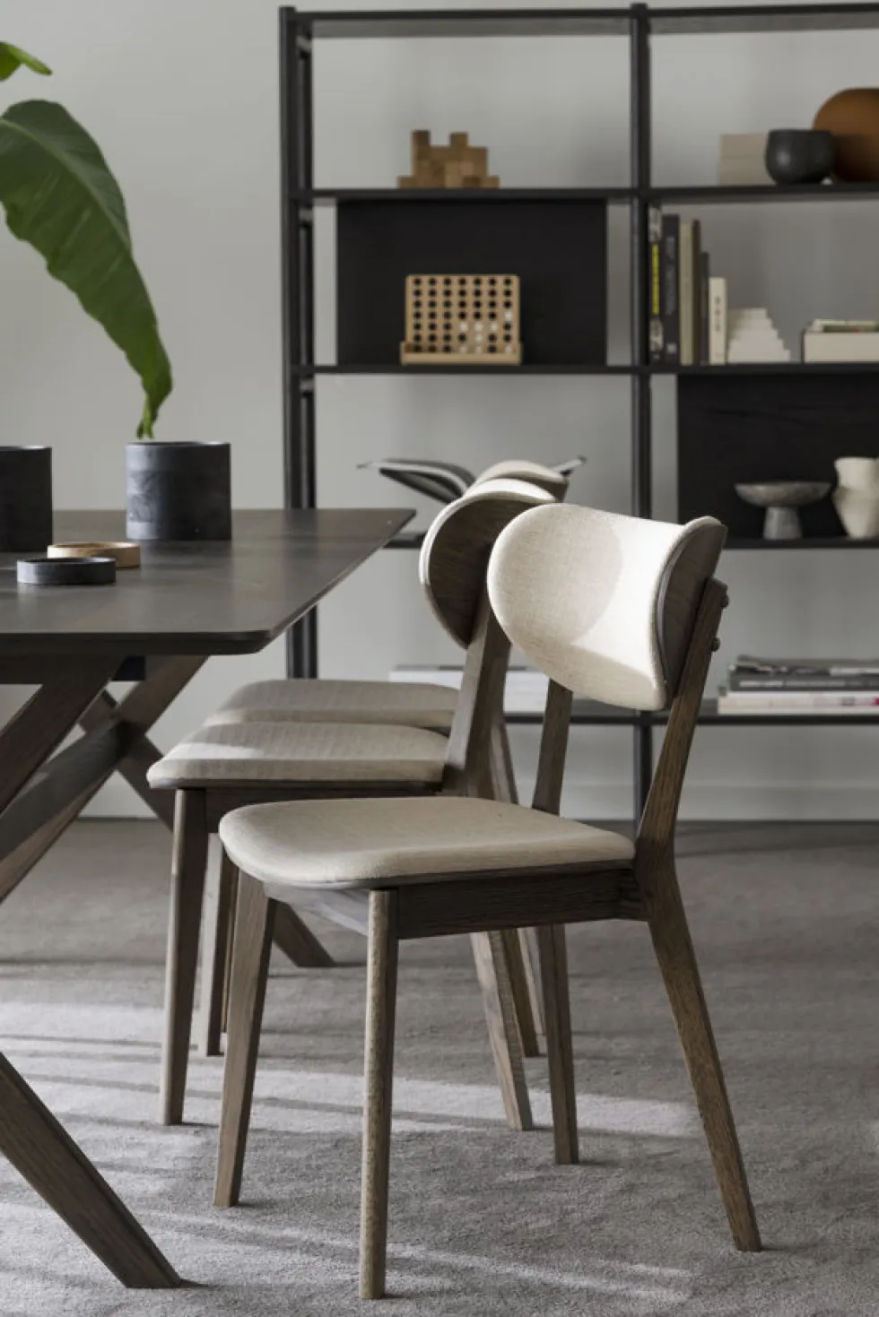 Stol 'Kato' - Brun/ Beige