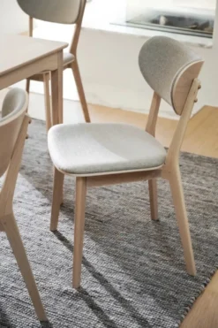 Stol 'Kato' - Grå/beige/vitpigmenterad