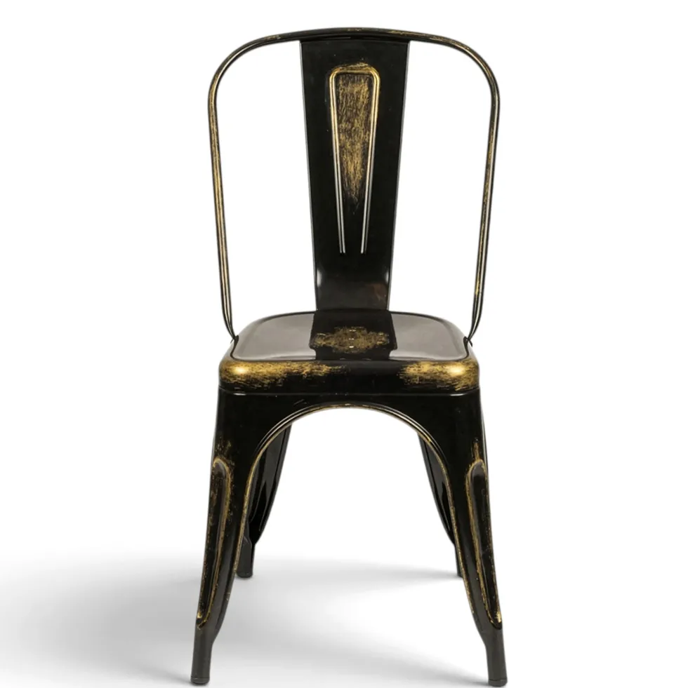 Stol 'Montmartre' - Vintage svart/antik