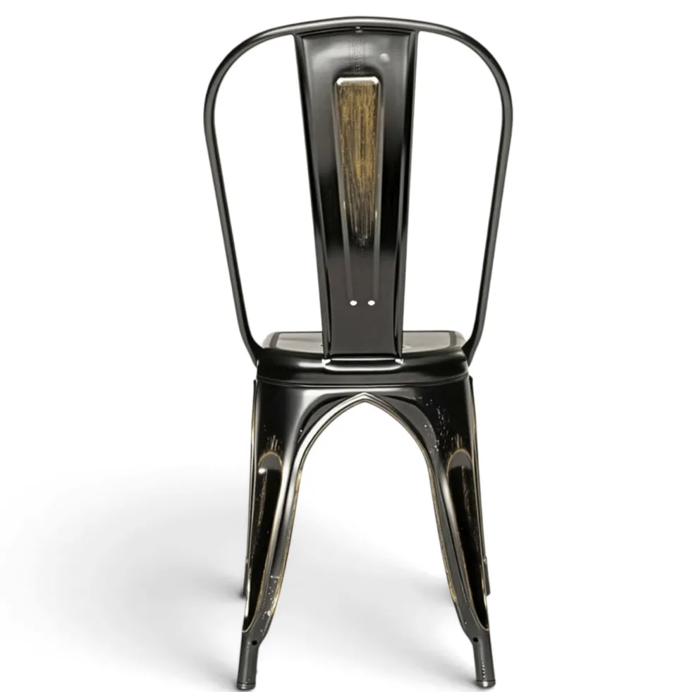 Stol 'Montmartre' - Vintage svart/antik