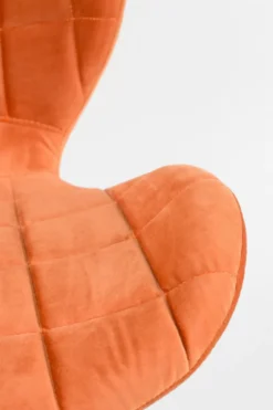 Stol 'Omg' - Sammet/Orange