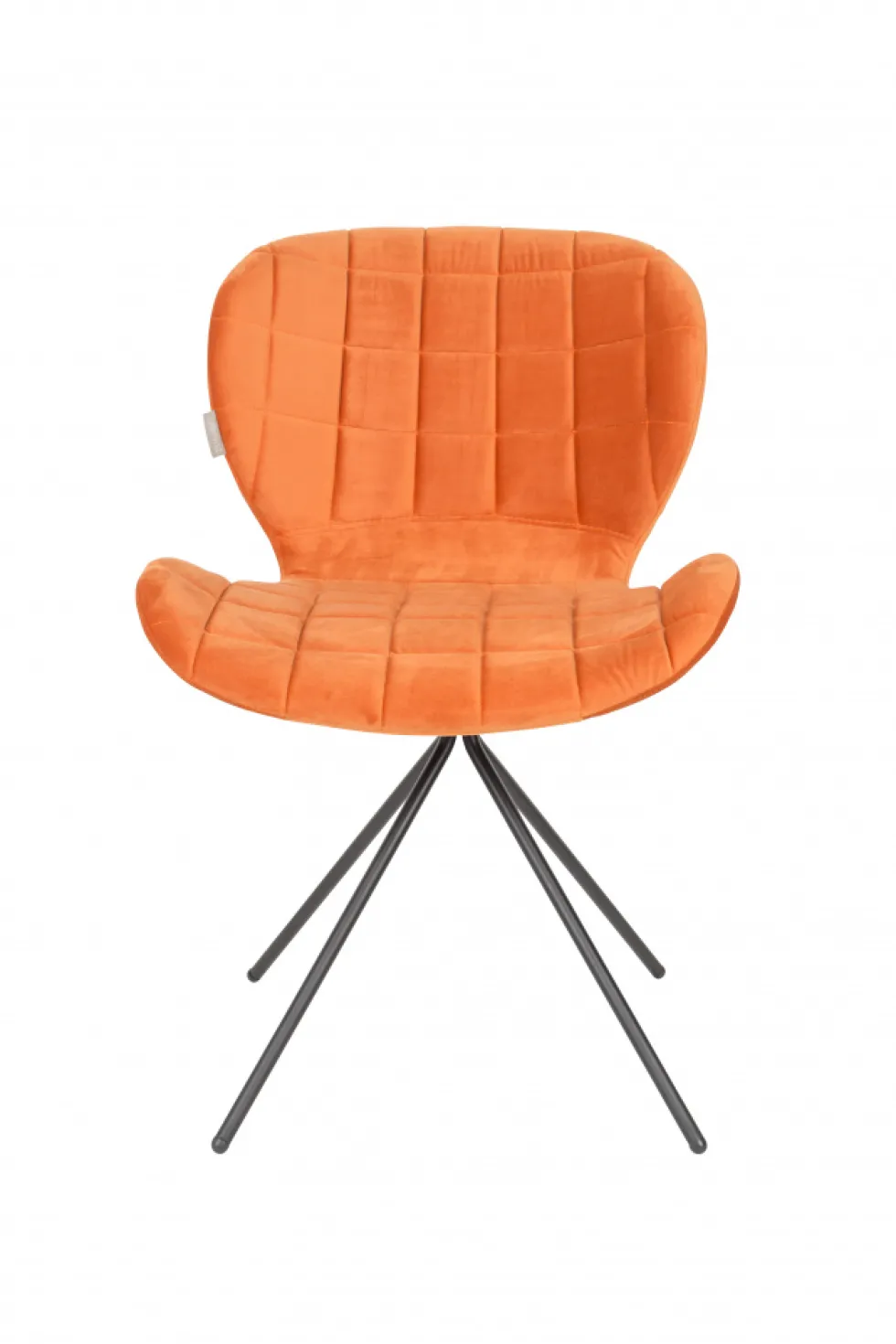 Stol 'Omg' - Sammet/Orange