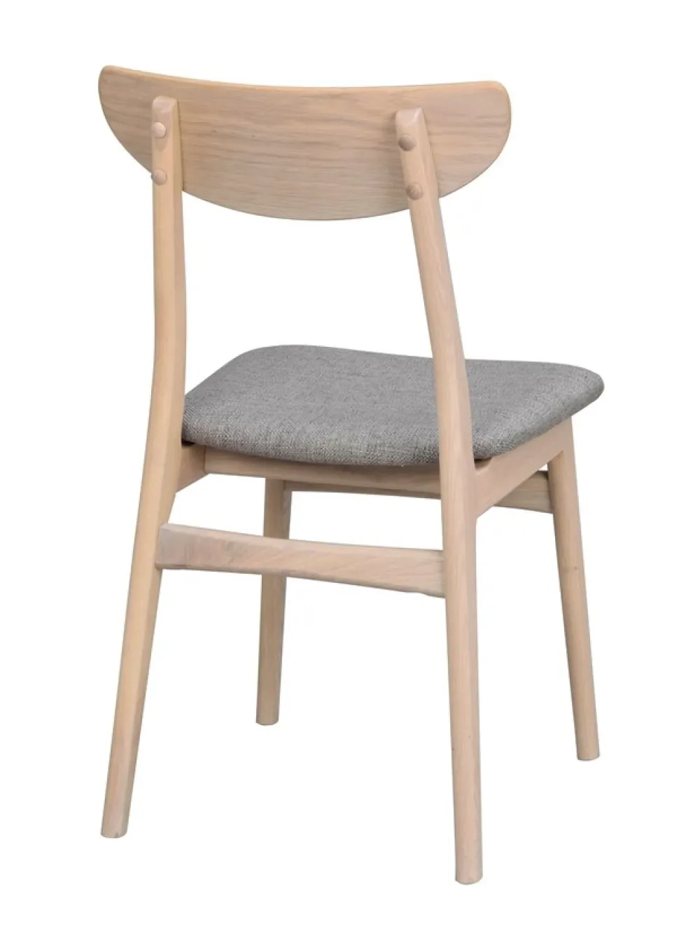 Stol 'Rodham'- Vitpigmenterad/Ljusgrå