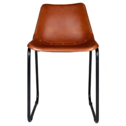 Stol Vintage - Läder/Järn