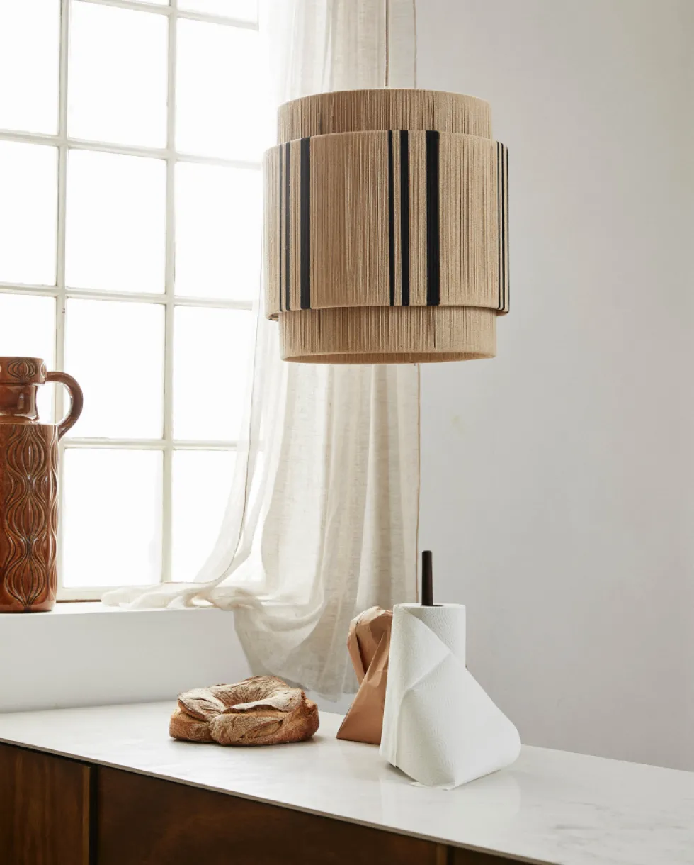 Taklampa 'Vinata' - Beige/Svart