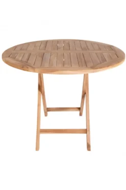 Trädgårdsbord 'Oviedo' Runt 100cm - Ek