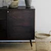 TV-bänk/Byrå 'Prime' - Valnöt/Mässing
