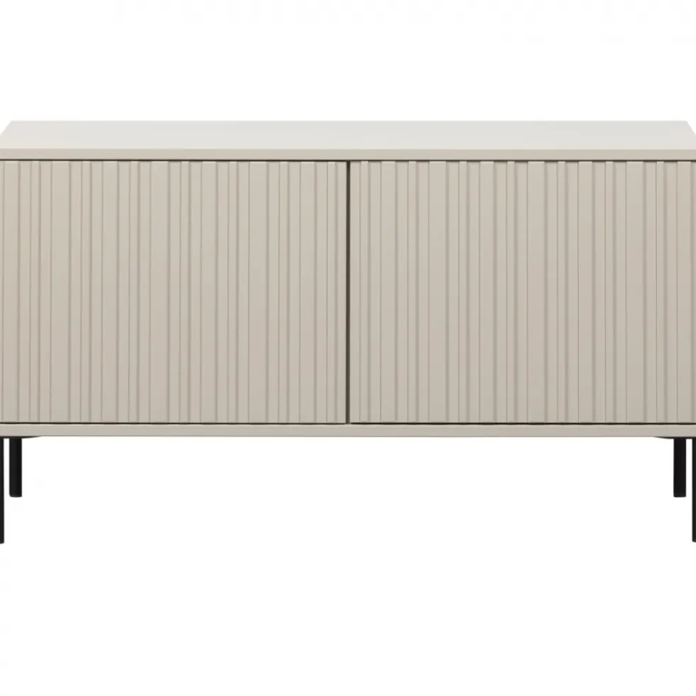 TV-bänk ‘New Gravure’ 100 cm - Beige/Svart