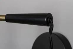 Vägglampa 'Penelope' - Svart