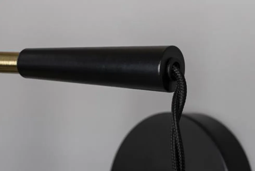 Vägglampa 'Penelope' - Svart